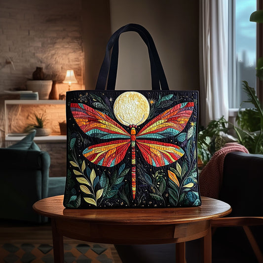 Dragonfly Spirit KL1112030CL Quilted Tote Bag