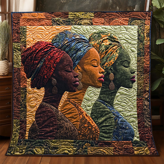 African Woman WJ0506002CL Quilt