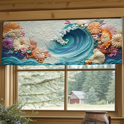 Whisper Of The Tide WJ0506031CL Quilted Valance
