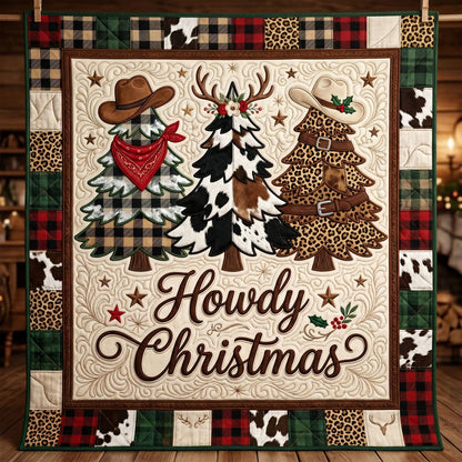 Howdy Christmas Western Tree WN1105015CL Quilt