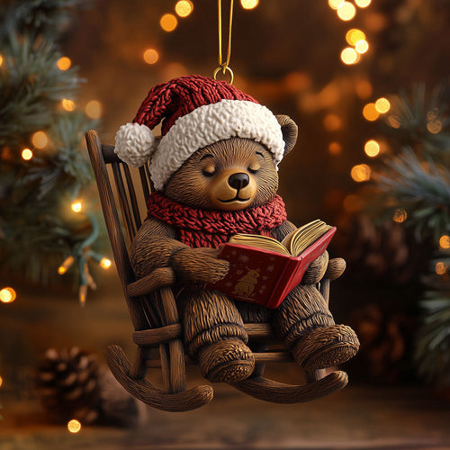Relaxing Christmas Bear LT1710024CL Christmas Ornament
