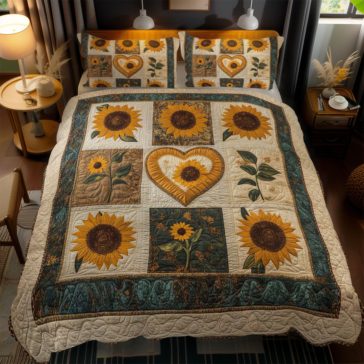 Golden Sunflower WN0303091CL Duvet Cover Set