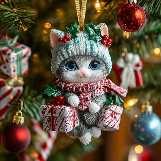 Santa Paws CW2210036CL Christmas Ornament