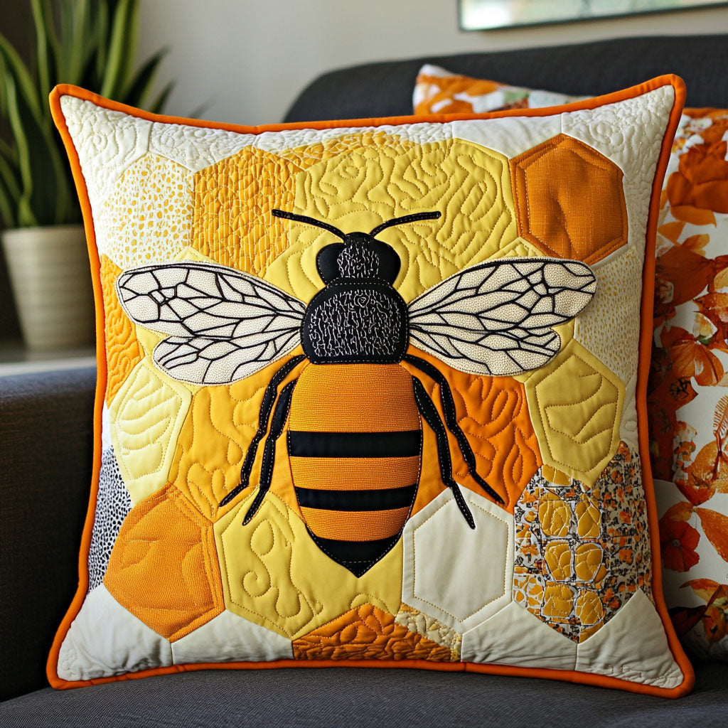 Bee Glow CW0701075CL Quilt Pillow Case