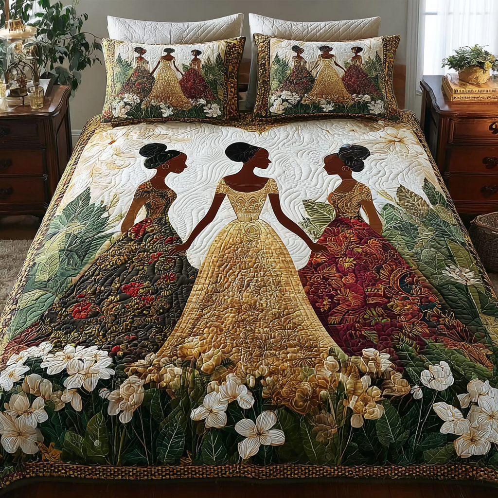 Floral Woman XR2701003CL Duvet Cover Set