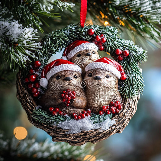 Gifted Otter WN2510014CL Christmas Ornament
