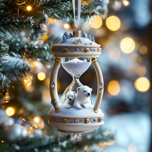 Polar Bear Winter Glow WN0812058CL Christmas Ornament