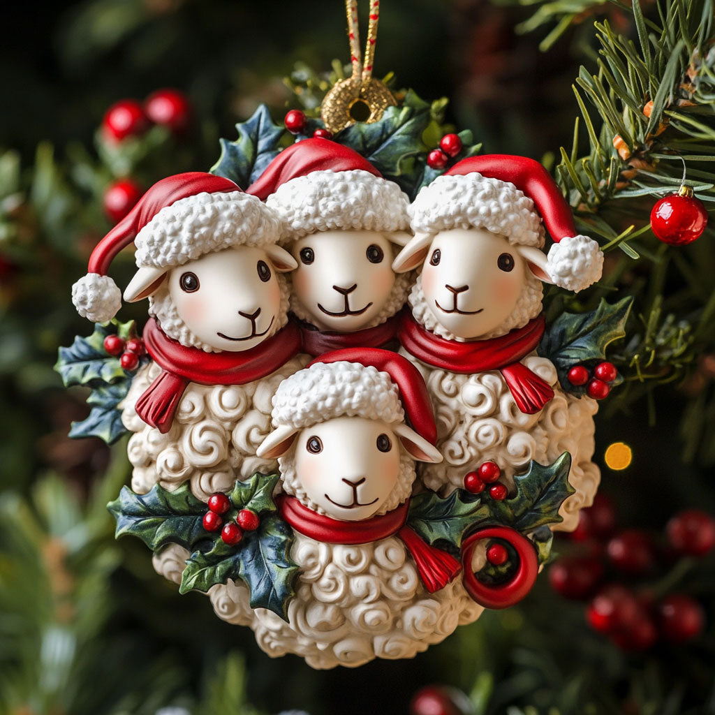 Little Miracle Sheep WN3010045CL Christmas Ornament