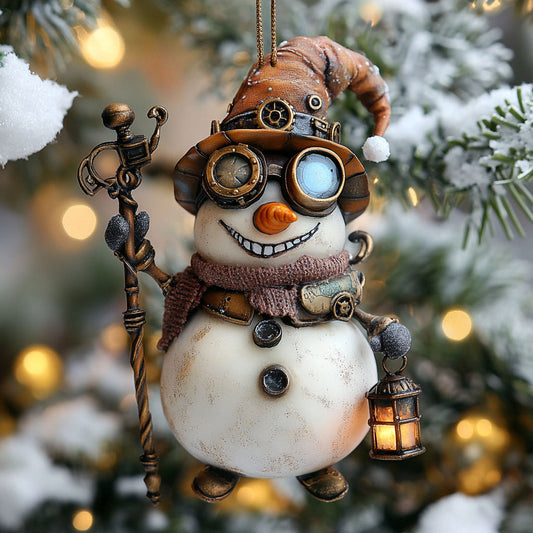 Snowman Lantern Guard WN0812096CL Christmas Ornament