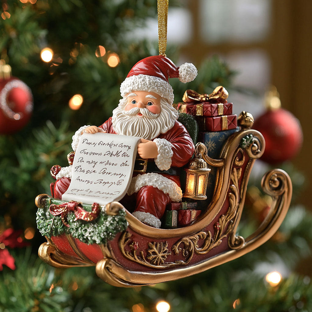 Santa Mission CP1810037CL Christmas Ornament