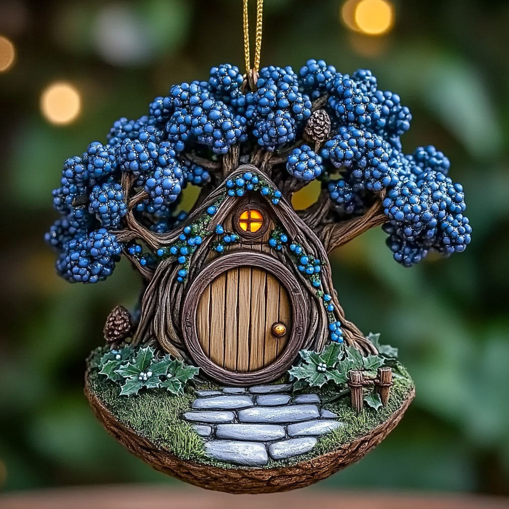 Tree House Winter Glow WN0412075CL Christmas Ornament