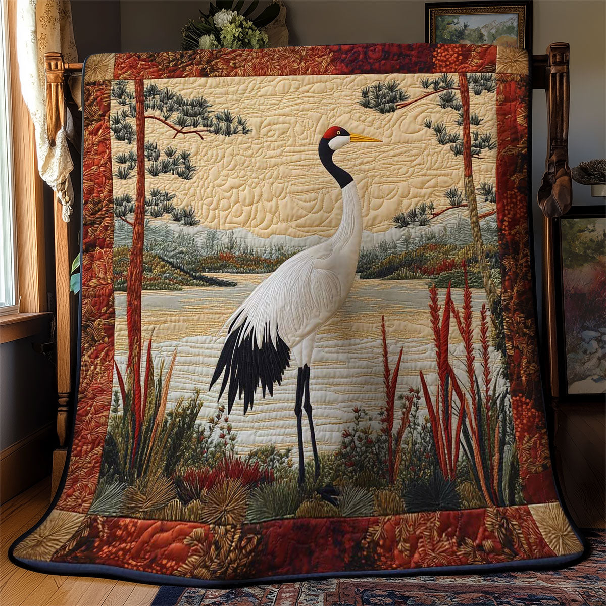 Celestial Crane WN0502037CL Quilt