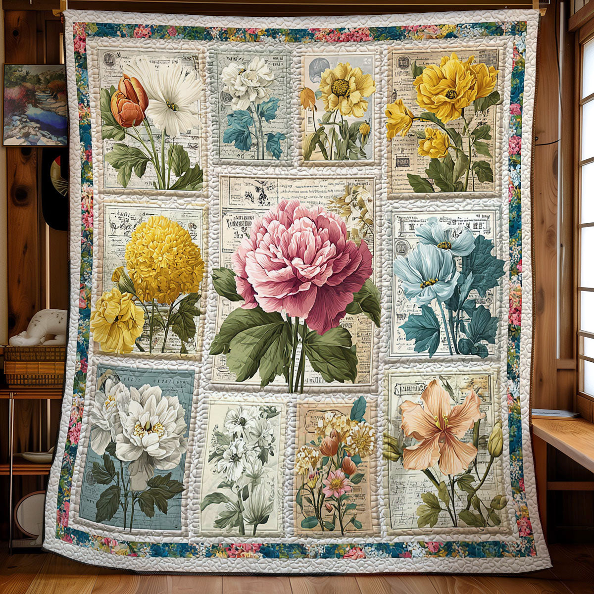 Vintage Floral CW1301124CL Quilt