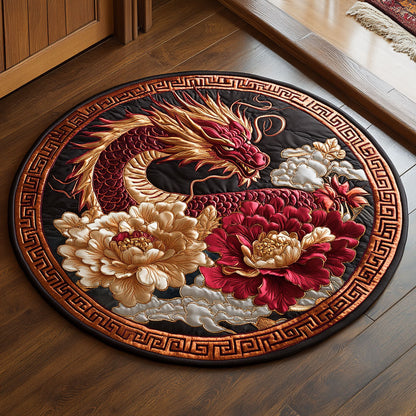Crimson Majesty CP2709129CL Quilted Round Mat