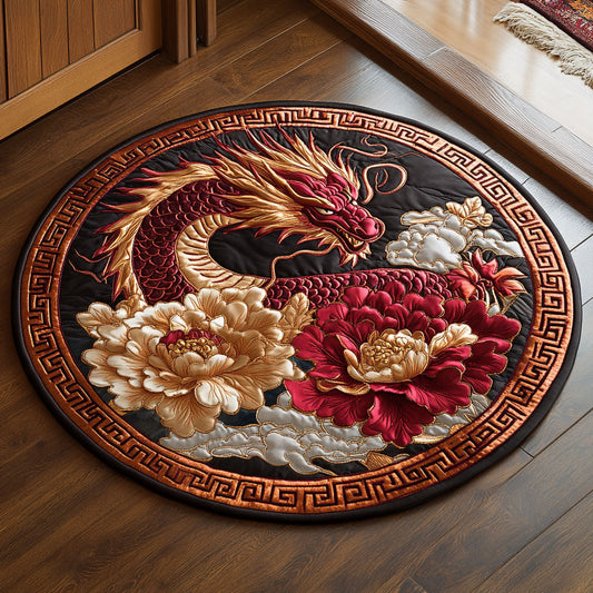 Crimson Majesty CP2709129CL Quilted Round Mat