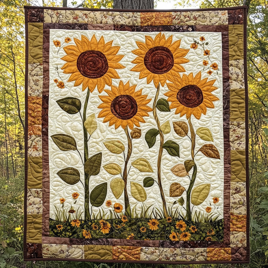 Country Sunflowers CP1001051CL Quilt