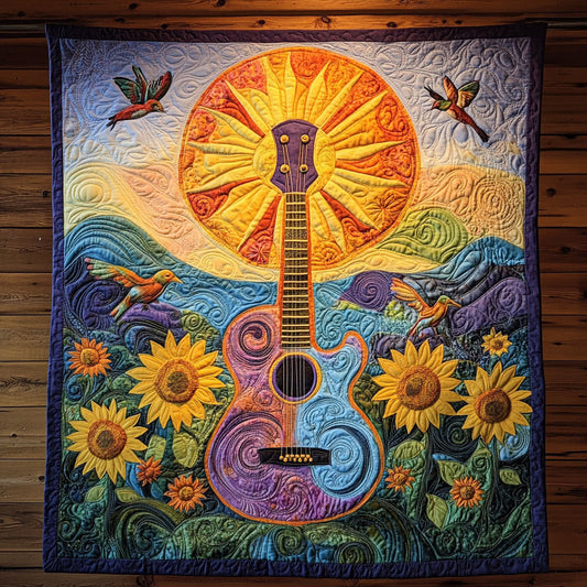 Hippie Guitar CW2404015CL Quilt