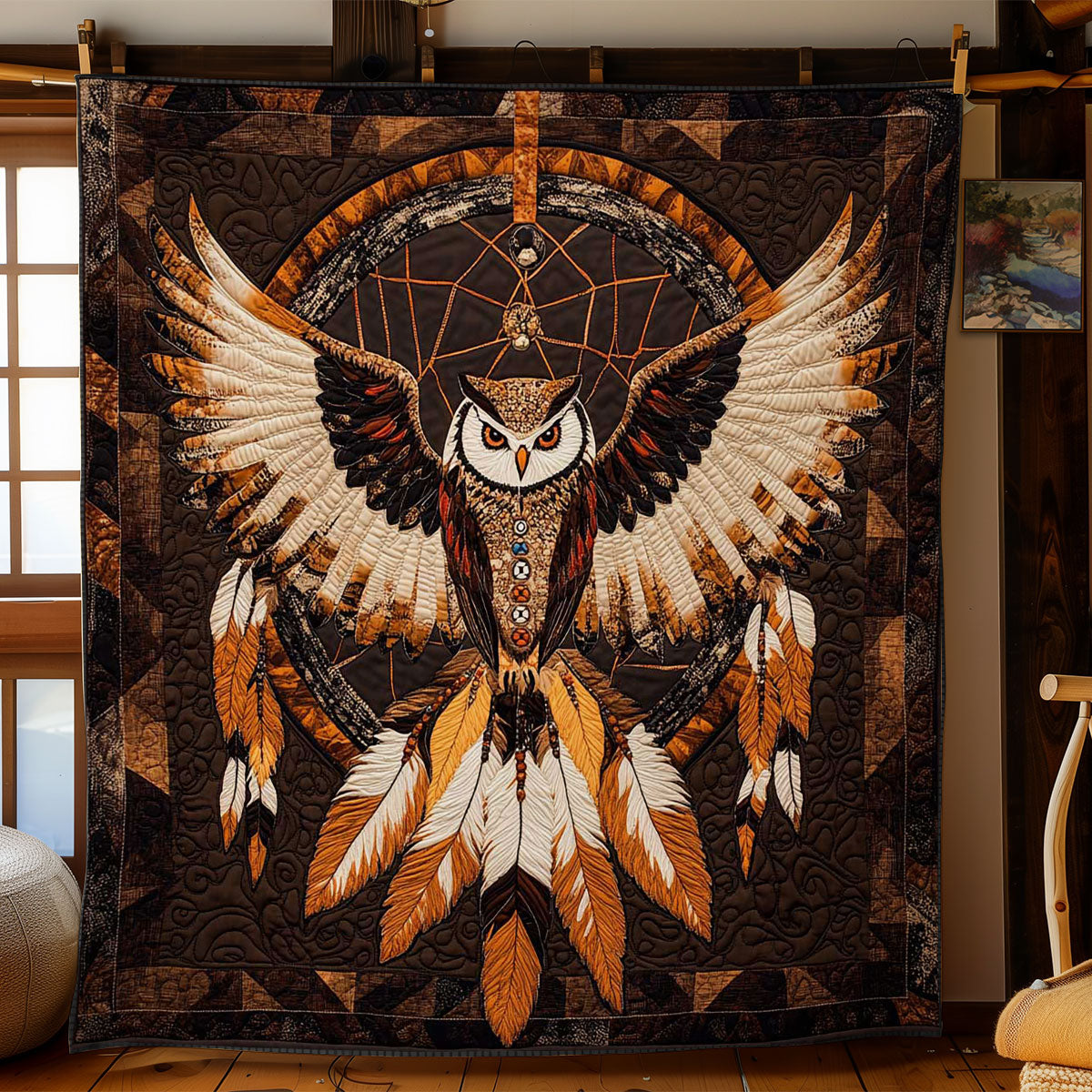 Mystic Owl Wings WN2301038CL Quilt