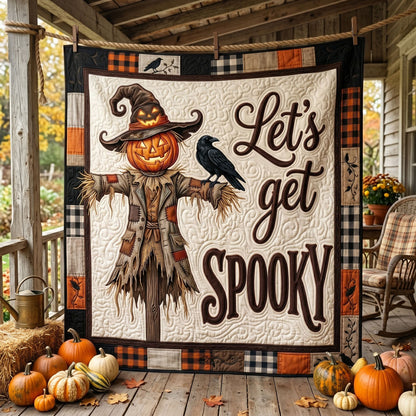 Let’s Get Spooky Scarecrow WN1105011CL Quilt