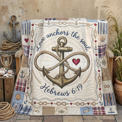 Faithful Harbor Hearts WN2505006CL Quilt
