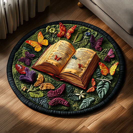 Pages of Wonder KL1401012CL Quilted Round Mat