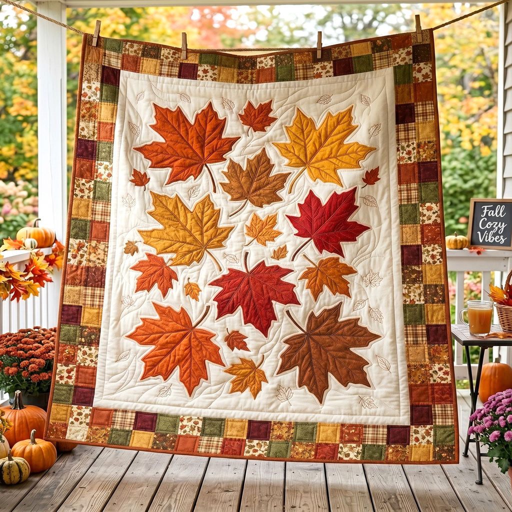 Golden Leaves Of Fall WN1806006CL Quilt