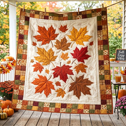 Golden Leaves Of Fall WN1806006CL Quilt
