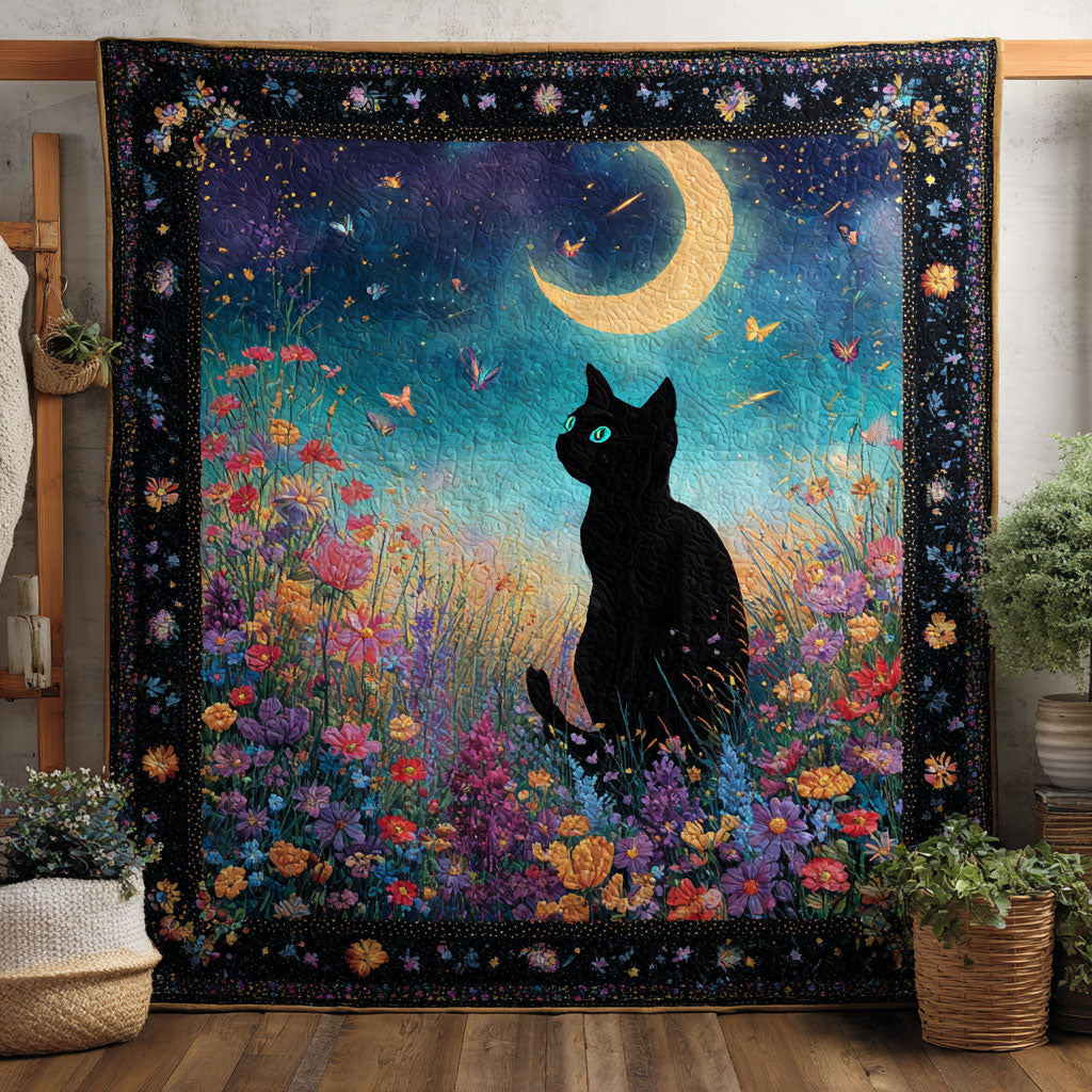 Moonlit Dream Cat CW0701048CL Quilt