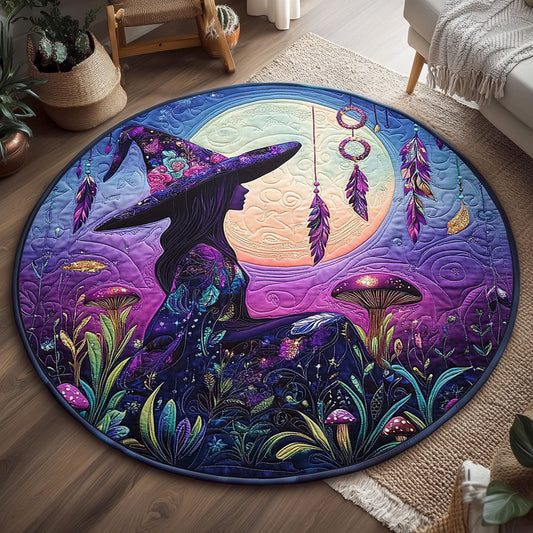 The Moonweaver’s Dream WJ2607047CL Quilted Round Mat