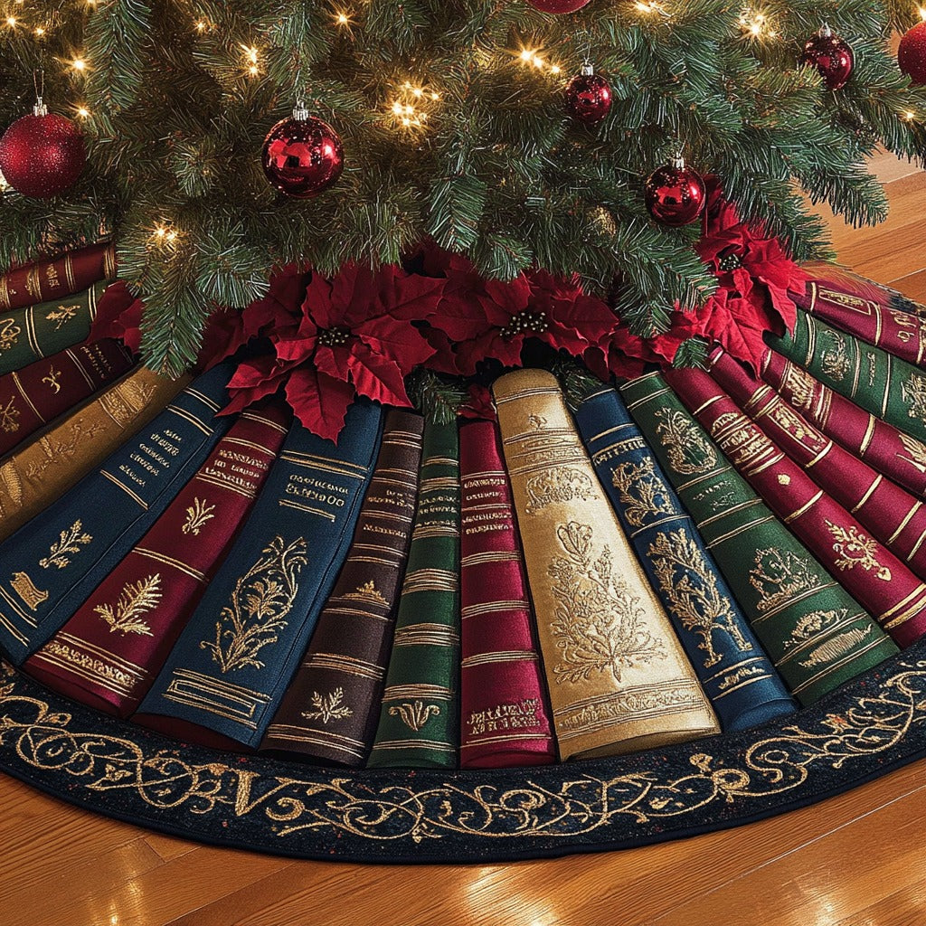 Rustic Pages XR1111017CL Quilted Christmas Tree Skirt