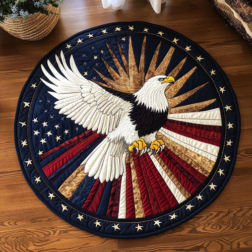 Powerful Eagle WJ0108046CL Quilted Round Mat
