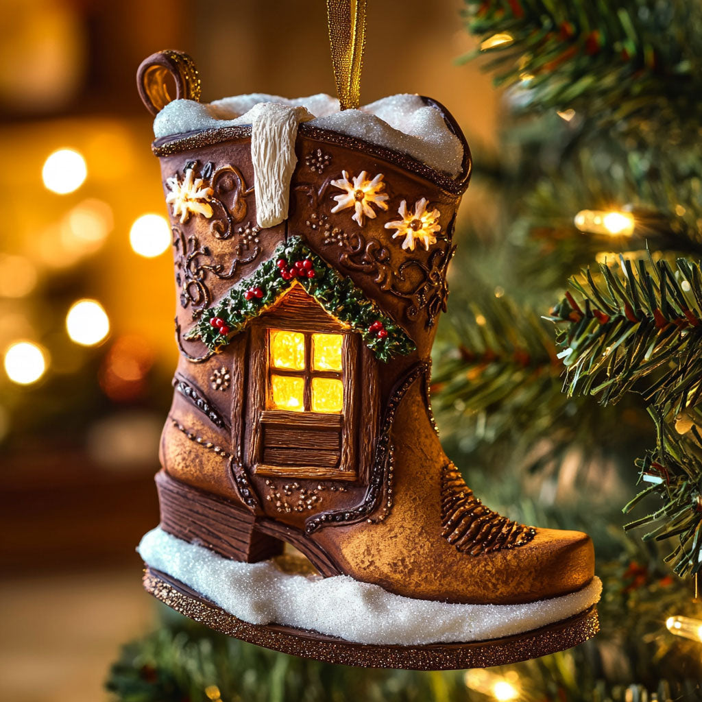 Western Cottage CP0312016CL Christmas Ornament