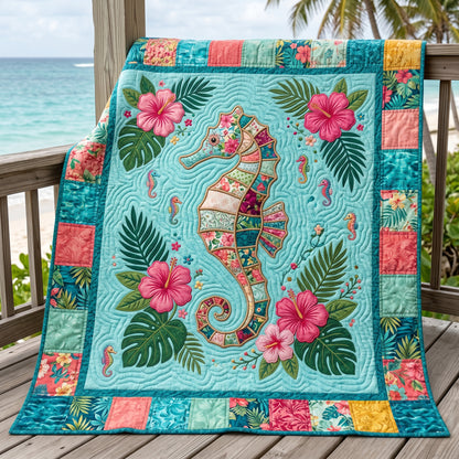 Tropical Seahorse XR2904010CL Quilt
