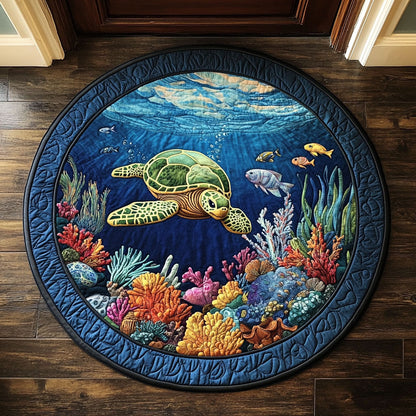 Reef Wanderer CP1301035CL Quilted Round Mat