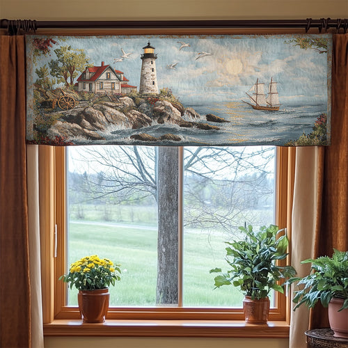 Seagull Lighthouse WN0408060CL Quilted Valance
