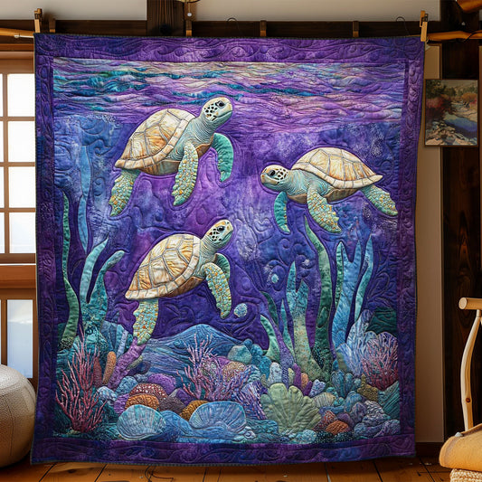Underwater Turtle Dream WN1703095CL Quilt
