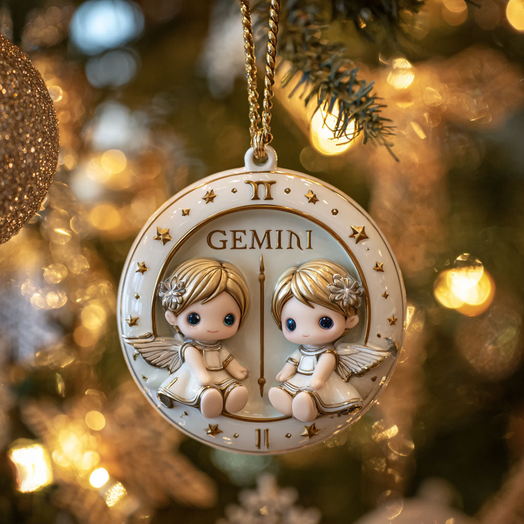 Celestial Gemini CP0912107CL Christmas Ornament