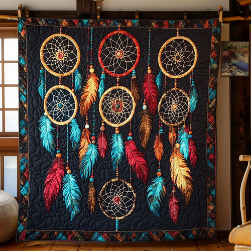 Golden Dreamcatcher WN0802013CL Quilt