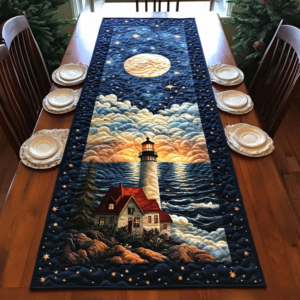Guided By Starlight WJ1006033CL Quilted Table Runner