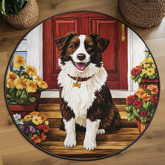 The Porch Guardian WJ2306039CL Quilted Round Mat