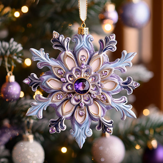 Violet Snow CW0912044CL Christmas Ornament