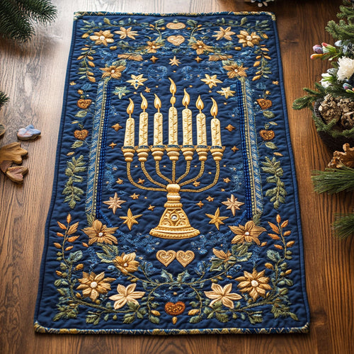 Floral Light CP3004027CL Quilted Table Runner