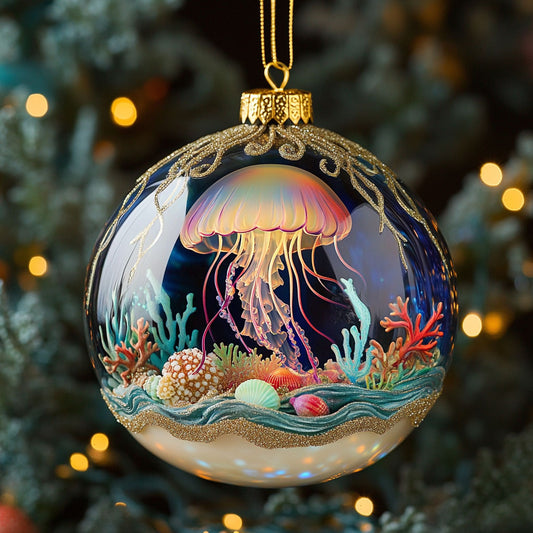 Mystic Jelly Sphere CW2511034CL Christmas Ornament