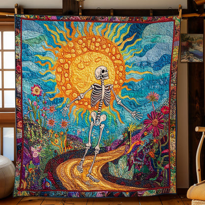 Dancing Skeleton WN1003071CL Quilt