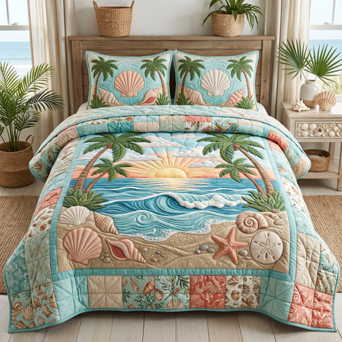 Tropical Seashell Paradise XR2005008CL Duvet Cover Set