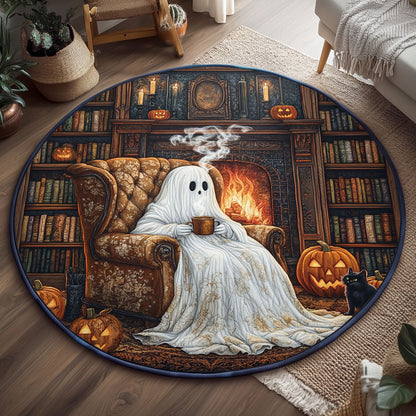 Midnight Reverie WJ1707045CL Quilted Round Mat