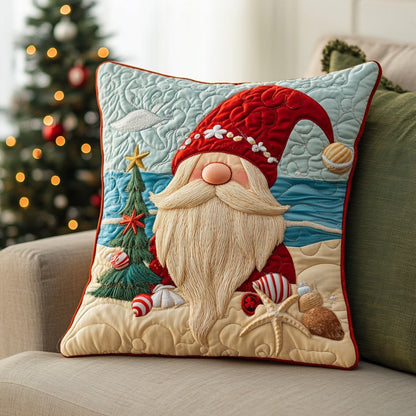 Seashell Gnome In Christmas XR3110008CL Quilt Pillow Case