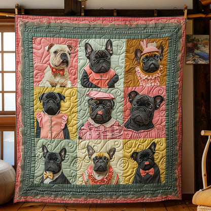 Chic French Bulldog WN1303015CL Quilt