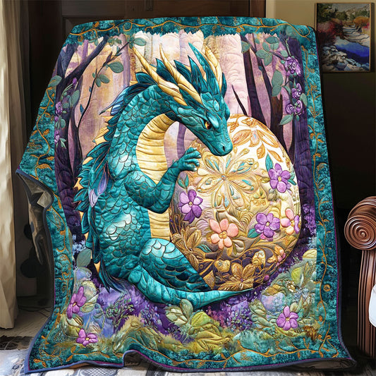 Dragon's Floral Sanctuary WP2002005CL Quilt