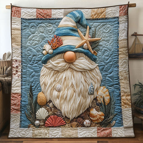 Gnome Seaside Smile WN1201038CL Quilt